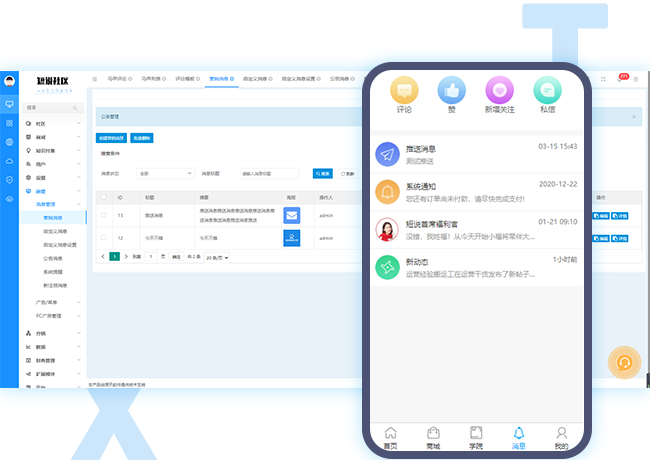营销消息推送
